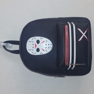Friday the 13th striped mini backpack